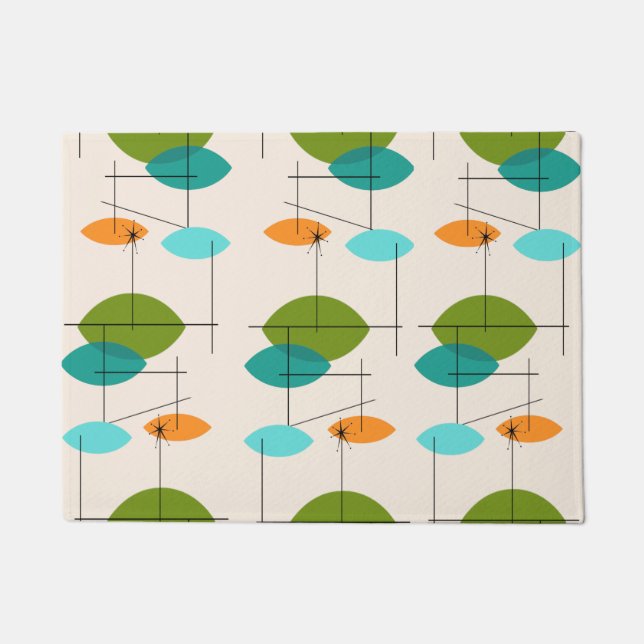 Re-Atomic Mobile Muster Door Mat Fußmatte (Vorderseite)