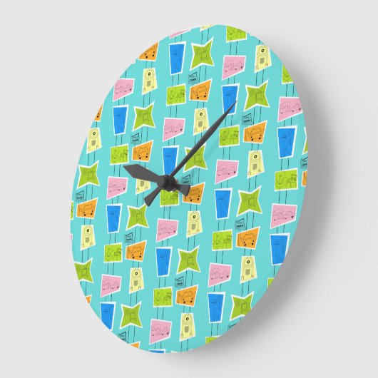 Re-Atomkitsch-Acrylwand Große Wanduhr (Winkel)