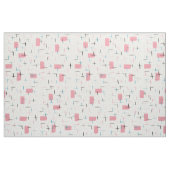 Re-Atomrosa-Muster Stoff (Fat Quarter (45,7 x 55,9 cm))