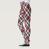 Re/Black Kariert Women's Leggings (Links)
