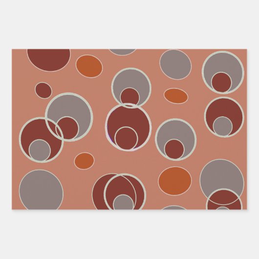 Re-Bubble-Muster Geschenkpapier Set (Vorderseite 2)