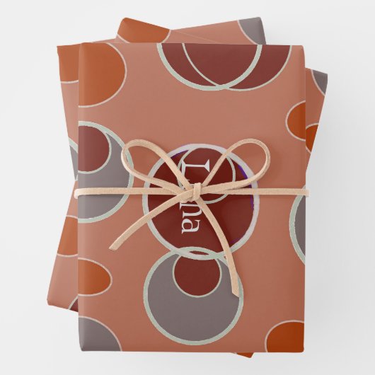 Re-Bubble-Muster Geschenkpapier Set (Beispiel)