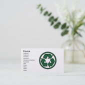 RE-cyclegreen Visitenkarte (Stehend Vorderseite)