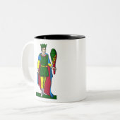 Re di Bastoni Zweifarbige Tasse (Vorderseite Links)