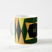 Re-Diamant-Muster Kaffeetasse (Vorderseite Links)