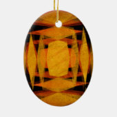 Re-Diamant-Muster Keramik Ornament (Hinten)