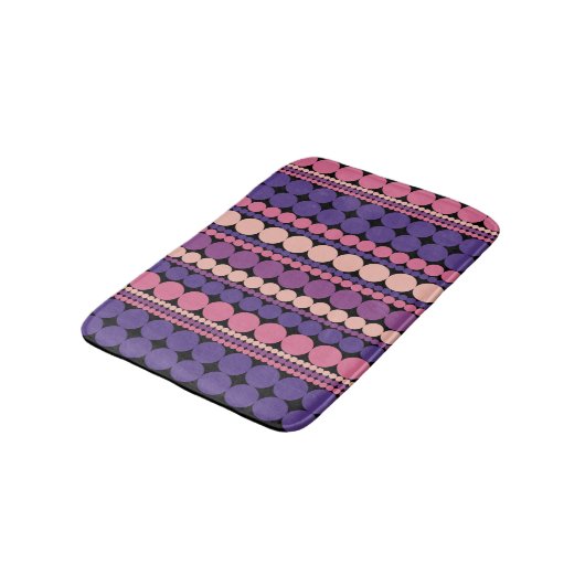 Re-Dots Muster Bath Mat Badematte (Schrägansicht)