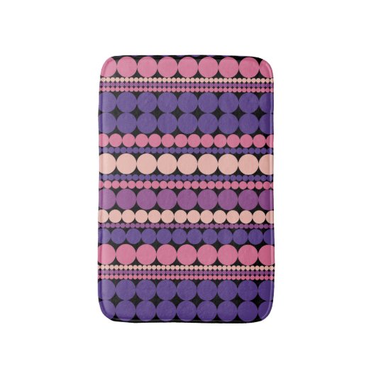 Re-Dots Muster Bath Mat Badematte (Vorderseite Vertikal)