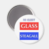 Re-ELECT-Glass-Steagall Magnet (Vorderseite/Rückseite)