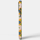 Re-Fashion Circles-Muster von Funky Spiral 1970s Case-Mate iPhone Hülle (Rückseite / Links)