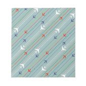 Re-Flugzeug-Muster Editor Notizblock (Vorderseite)