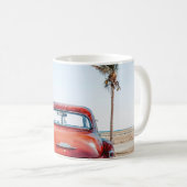 Re Käfer neben Kokospalmen Kaffeetasse (VorderseiteRechts)