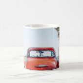 Re Käfer neben Kokospalmen Kaffeetasse (Mittel)