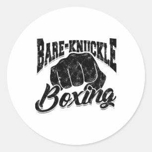 Re-Knuckle Boxen - Sport- und Fitnessboxen Runder Aufkleber