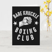 Re Knuckle Boxing Männer Faustkampf Knuckle Fighte Karte (Gelbe Blume)