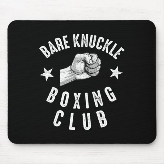 Re Knuckle Boxing Männer Faustkampf Knuckle Fighte Mousepad (Vorne)