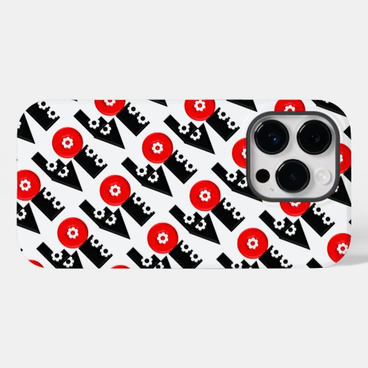 Re LIEBE Square Case-Mate iPhone Hülle (Rückseite (Horizontal))