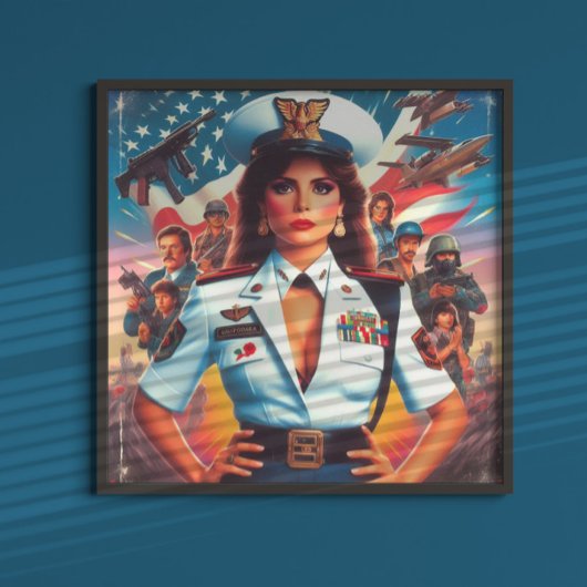 Re Military Woman Poster