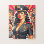 Re Military Woman Puzzle (Vertikal)