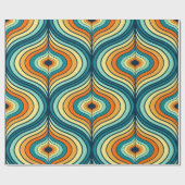 Re-Pallet Ogee Form Wiederholungsmuster der 70er J Geschenkpapier (Flach)