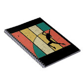 Re Pole Vaulting Girl Pole Vaulter Notizblock (Rechte Seite)