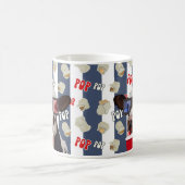 Re Popcorn Muster Kuh Kaffeetasse (Mittel)