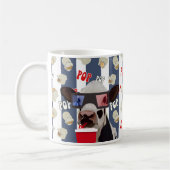 Re Popcorn Muster Kuh Kaffeetasse (Links)