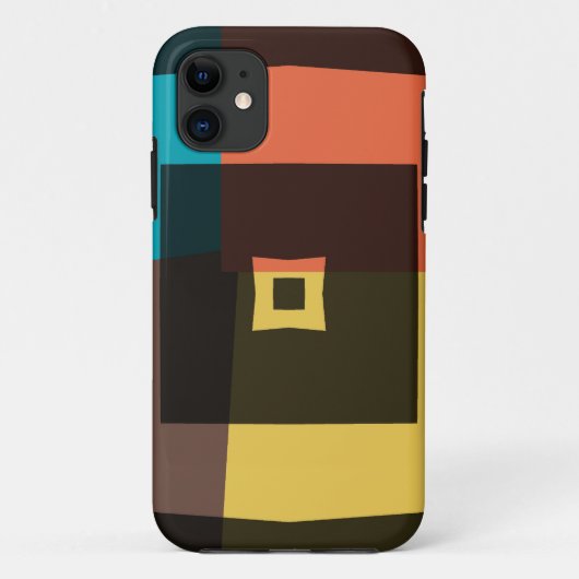 Re-Raute-Quadrate 4 Case-Mate iPhone Hülle (Rückseite)