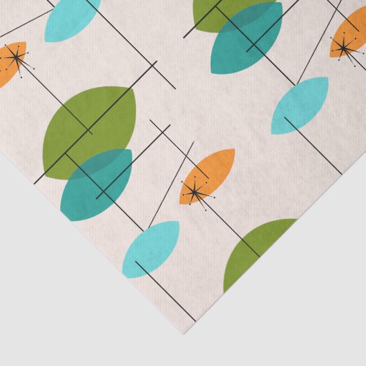 Re-Re-Atomic-Muster-Gewebepapier Seidenpapier (Ausschnitt)