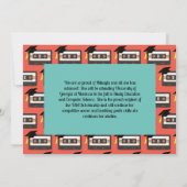 Re-Re-Cassette-gemischte Tape-Graduierungspartei Einladung (Rückseite)