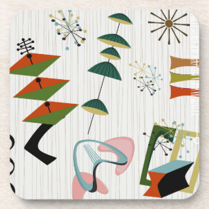 Re-Re-Eames-Era Atomic Untersetzer
