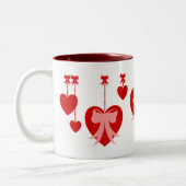 Re-Re-Herzwinkel Zweifarbige Tasse (Links)
