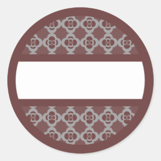 Re-Re-Label Runder Aufkleber