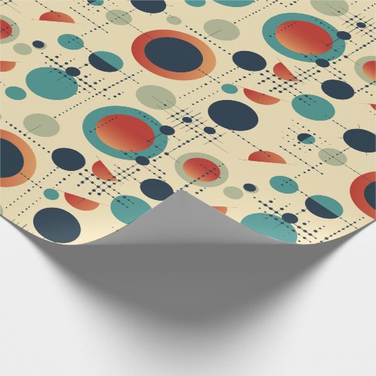 Re-Re-Punkte Geschenkpapier (Ecke)