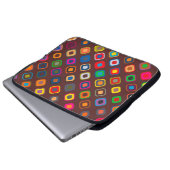 Re-Re-Quadrate Laptopschutzhülle (Vorne Knopf)