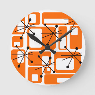 Re-Re-Quadrate Runde Wanduhr