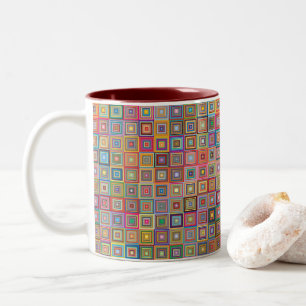 Re-Re-Quadrate Zweifarbige Tasse