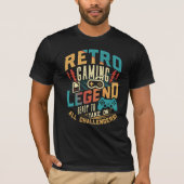 Re-Ro-Gaming-Legende - Videospiel T-Shirt (Vorderseite)