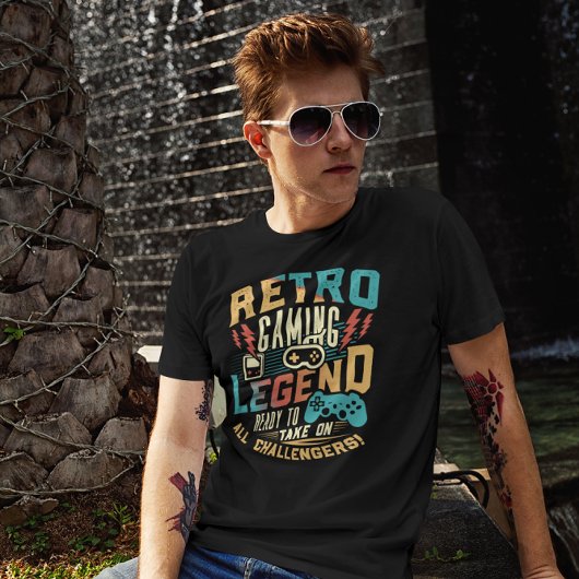 Re-Ro-Gaming-Legende - Videospiel T-Shirt