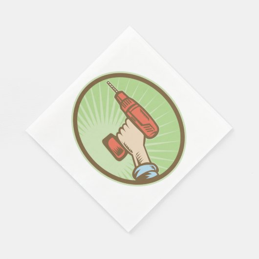 Re-schnurlose Bohrung Serviette (Ecke)