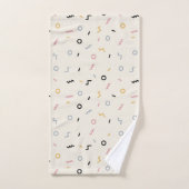 Re-Squiggle-Muster Badhandtuch Set (Handtuch)