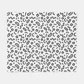 Re-Squiggle-Muster Fleecedecke (Vorderseite (Horizontal))