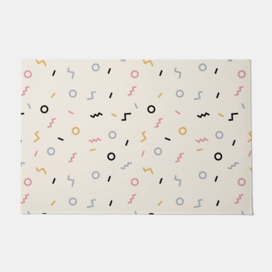 Re-Squiggle-Muster Fußmatte (Vorderseite)