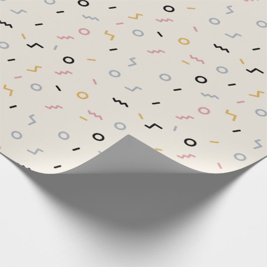 Re-Squiggle-Muster Geschenkpapier (Ecke)