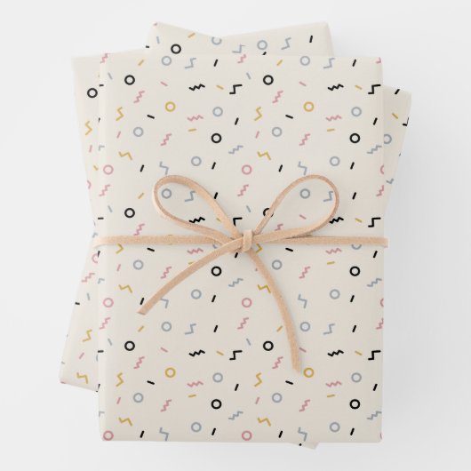 Re-Squiggle-Muster Geschenkpapier Set (Beispiel)