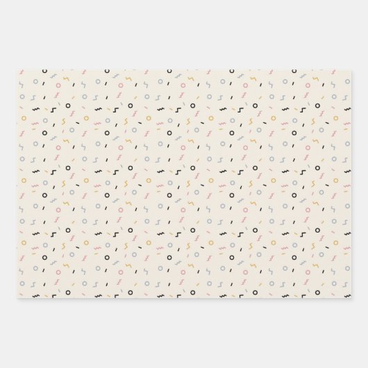 Re-Squiggle-Muster Geschenkpapier Set (Vorderseite)