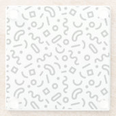 Re-Squiggle-Muster Glasuntersetzer (Rückseite)