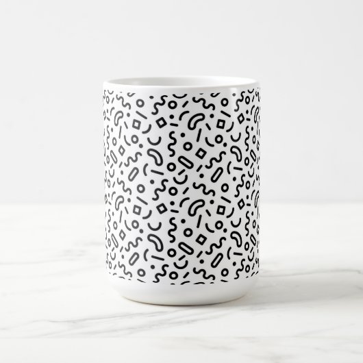 Re-Squiggle-Muster Kaffeetasse (Mittel)