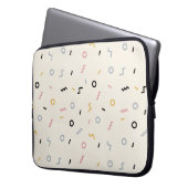 Re-Squiggle-Muster Laptopschutzhülle (Vorderseite Links)