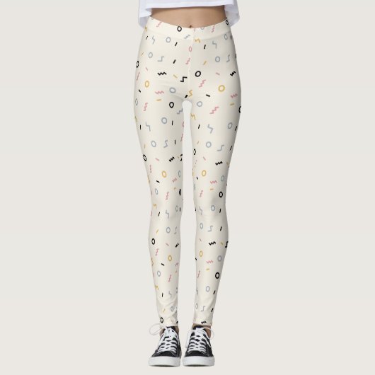 Re-Squiggle-Muster Leggings (Vorderseite)